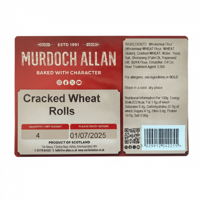 CRACKED WHEAT ROLLS(4)