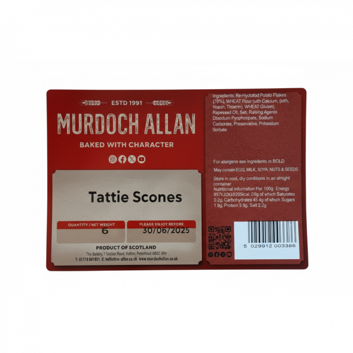 OVEN SCONES PLAIN (4)