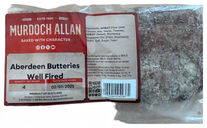 ABERDEEN BUTTERIES WELL-FIRED (4)